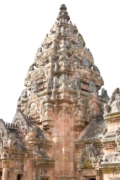 Castello di pietra di sabbia, phanomrung nella provincia di Buriram, Thailandia. Edifici religiosi costruiti dall'antica arte Khmer . — Foto Stock