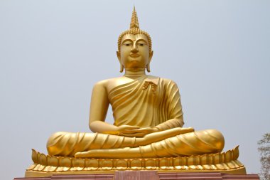 Altın buddha heykeli