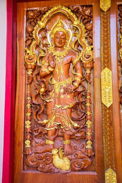 Arte de estilo tailandés en Wat Prathat Panom — Foto de Stock