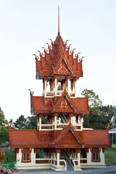 Belfry In temple of Thai. — Stock Photo, Image