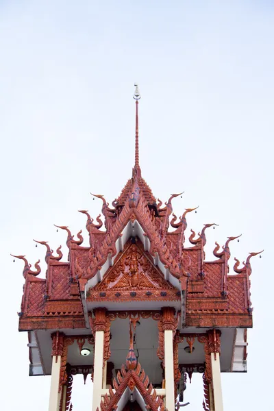 Zvonice v chrámu thajské. — Stock fotografie