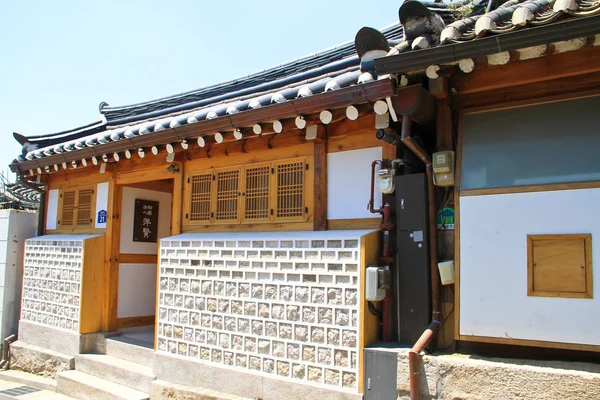 Παραδοσιακό σπίτι Κορέας, Νότια Κορέα — Φωτογραφία Αρχείου