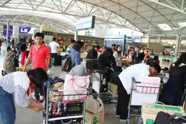 Seoul - Seul uluslararası havaalanında Haziran Haziran 10:passenger