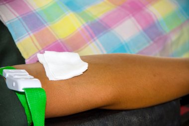 Kan bağışı yapıldı.