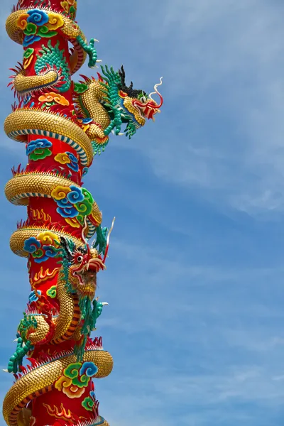 Chinese style dragon statue Royalty Free Stock Images