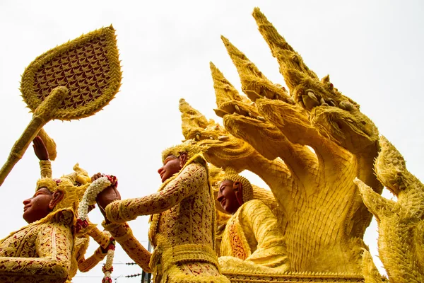 Festival delle candele Ubonratchathani, Thailandia — Foto Stock