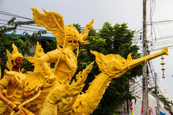 Свічка фестиваль ubonratchathani — стокове фото