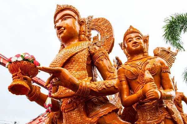 Candle festival Ubonratchathani — Stock Photo, Image