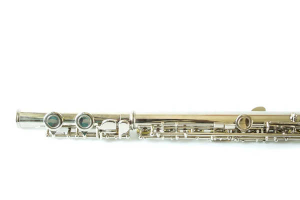 Flauta sobre fondo blanco —  Fotos de Stock