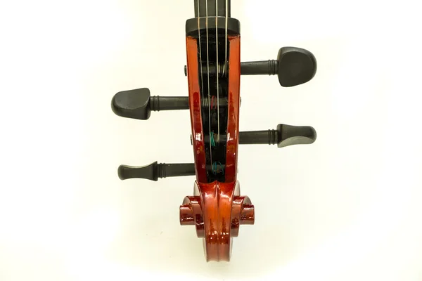 바이올린 은흰 배경에서 분리 된다 — 스톡 사진