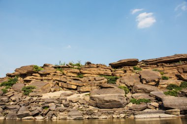 sam-pan-bok Büyük Kanyon, şaşırtıcı mekong Nehri içinde kaya, taş