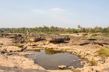 Sam-pan-bok büyük Kanyon'da taş