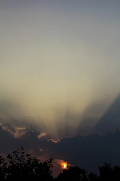 Sky solnedgång, soluppgång — Stockfoto