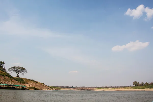 Stein am sam-pan-bok Grand Canyon, atemberaubender Felsen im Mekong — Stockfoto