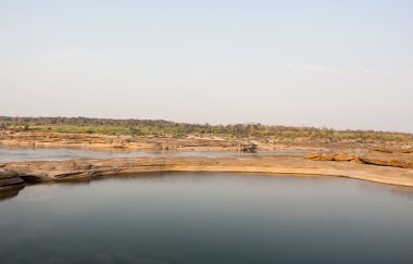 sam-pan-bok Büyük Kanyon, şaşırtıcı mekong Nehri içinde kaya, taş