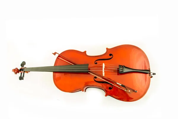 Violin isolerad på vitt — Stockfoto