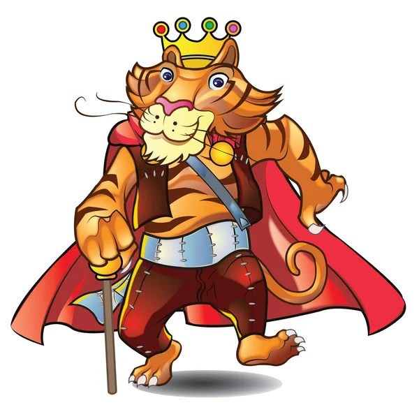 Król Tygrys — Wektor stockowy