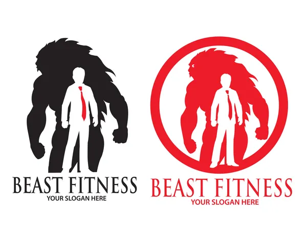 Beest fitness — Stockvector