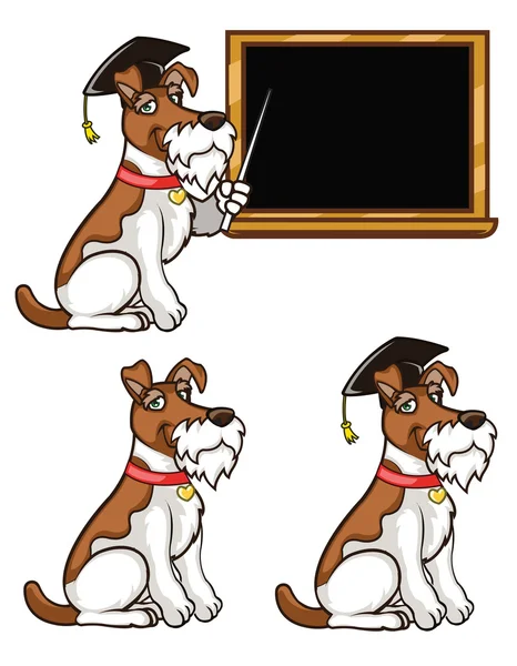 Chytrý pes — Stockový vektor