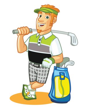 golfçü karikatür