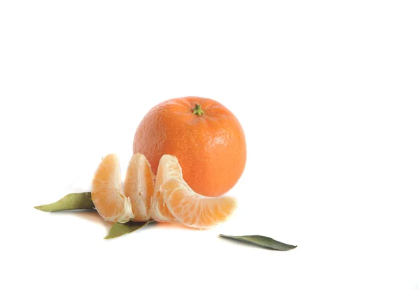 Спелый мандарин — стоковое фото