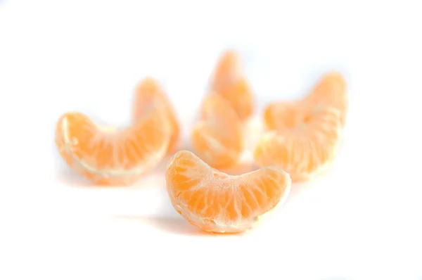 Segmenten voor rijpe tangerine — Stockfoto