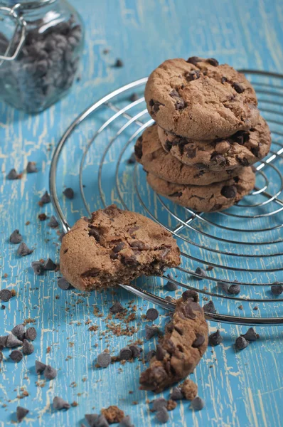 Fechar de biscoito quebrado — Fotografia de Stock