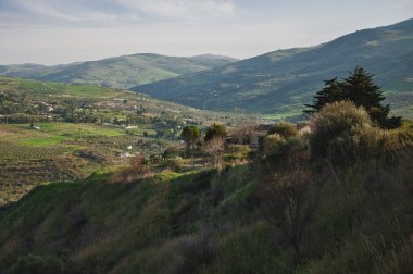 tepeler ve vadiler Sicilya