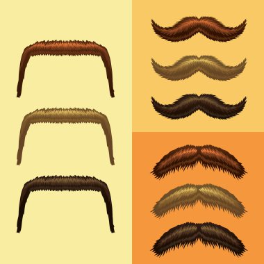 Mustaches clipart