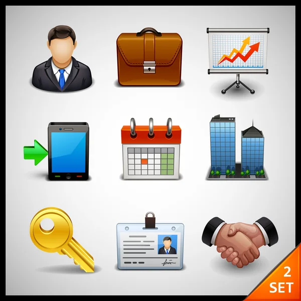 iş Icons - set