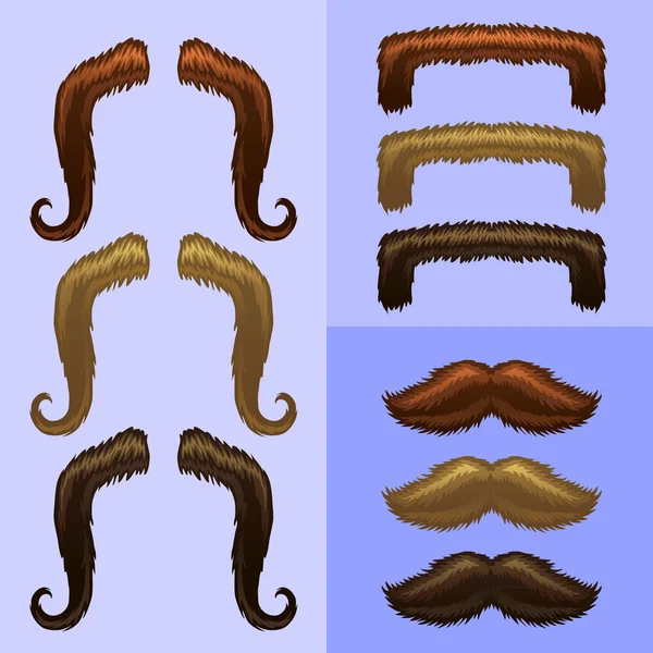 Mustaches — Stock Vector