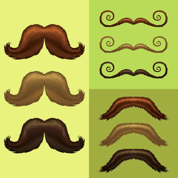 Mustaches — Stock Vector