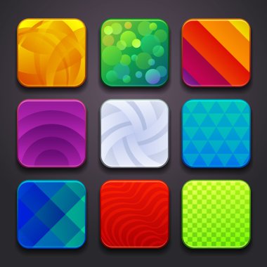 arka plan için app simgeleri