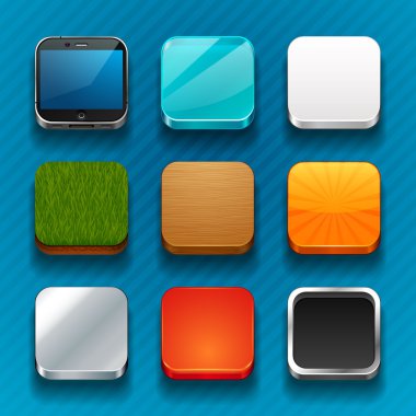 arka plan için app simgeleri