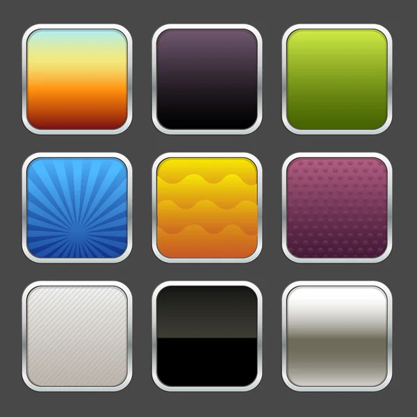 Hintergrund für die App-Symbole — Stockvektor