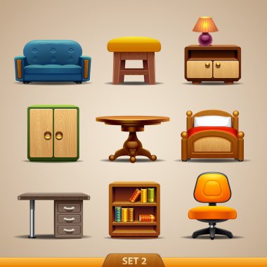 Furniture icons-set 2