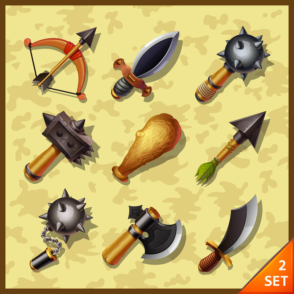 Weapon icons-set 2