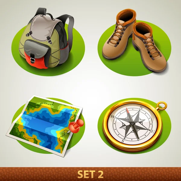Turizm vektör Icon set 2
