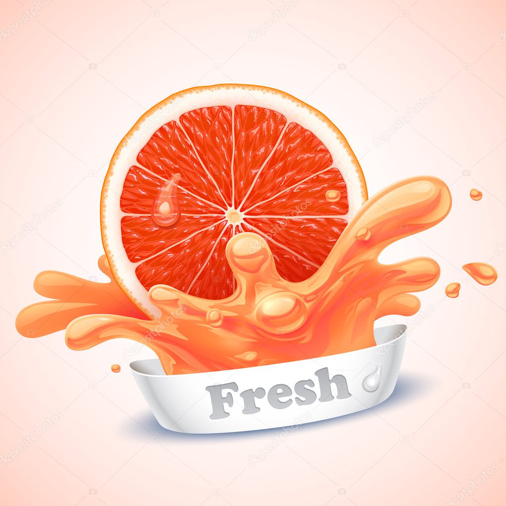 Juicy grapefruit