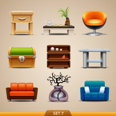 mobilya Icons set