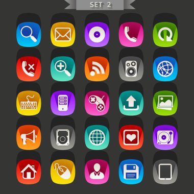 düz Icons set 2