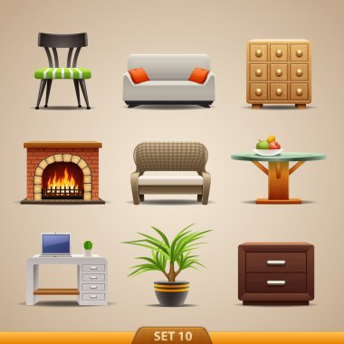 mobilya Icons set