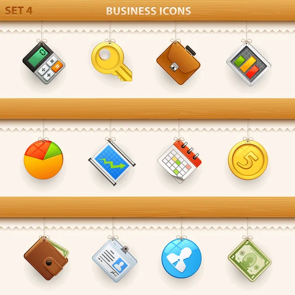 Business icons set — Stock Vector