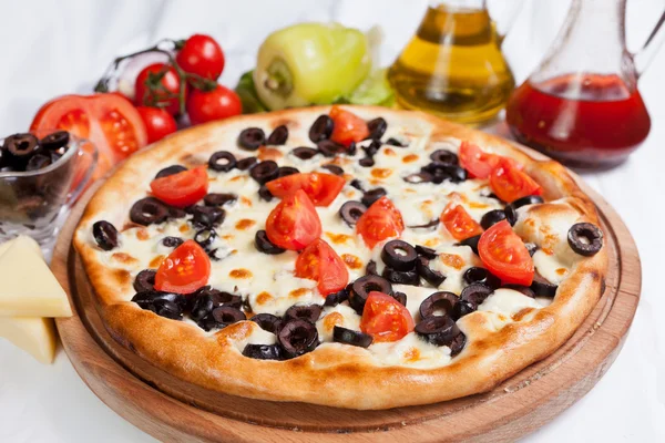 Pizza Cherry — Stock Photo, Image