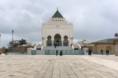mohammed v, inci üzerinde yer alan tarihi bir bina Türbesi