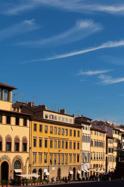 Florencia, ITALIA, 20 DE SEPTIEMBRE: Calles de Florenc, ciudad es consi — Foto de Stock