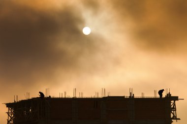 İnşaat siluet