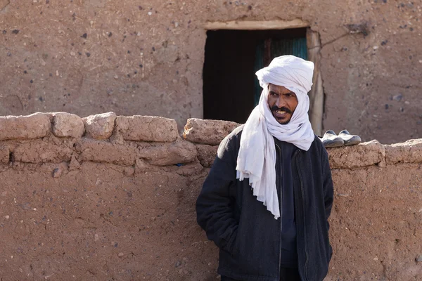 Documentary: Portrait of male muslim (of the nomadic people), Mo — Stock Photo, Image