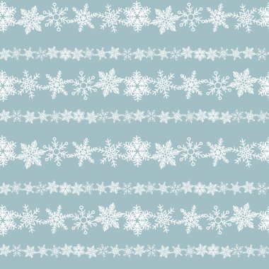 Kar Gölleri Noel Tatili Kış Kusursuz Vektör Deseni