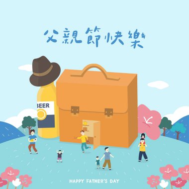 Çeviri: babalar günün kutlu olsun.